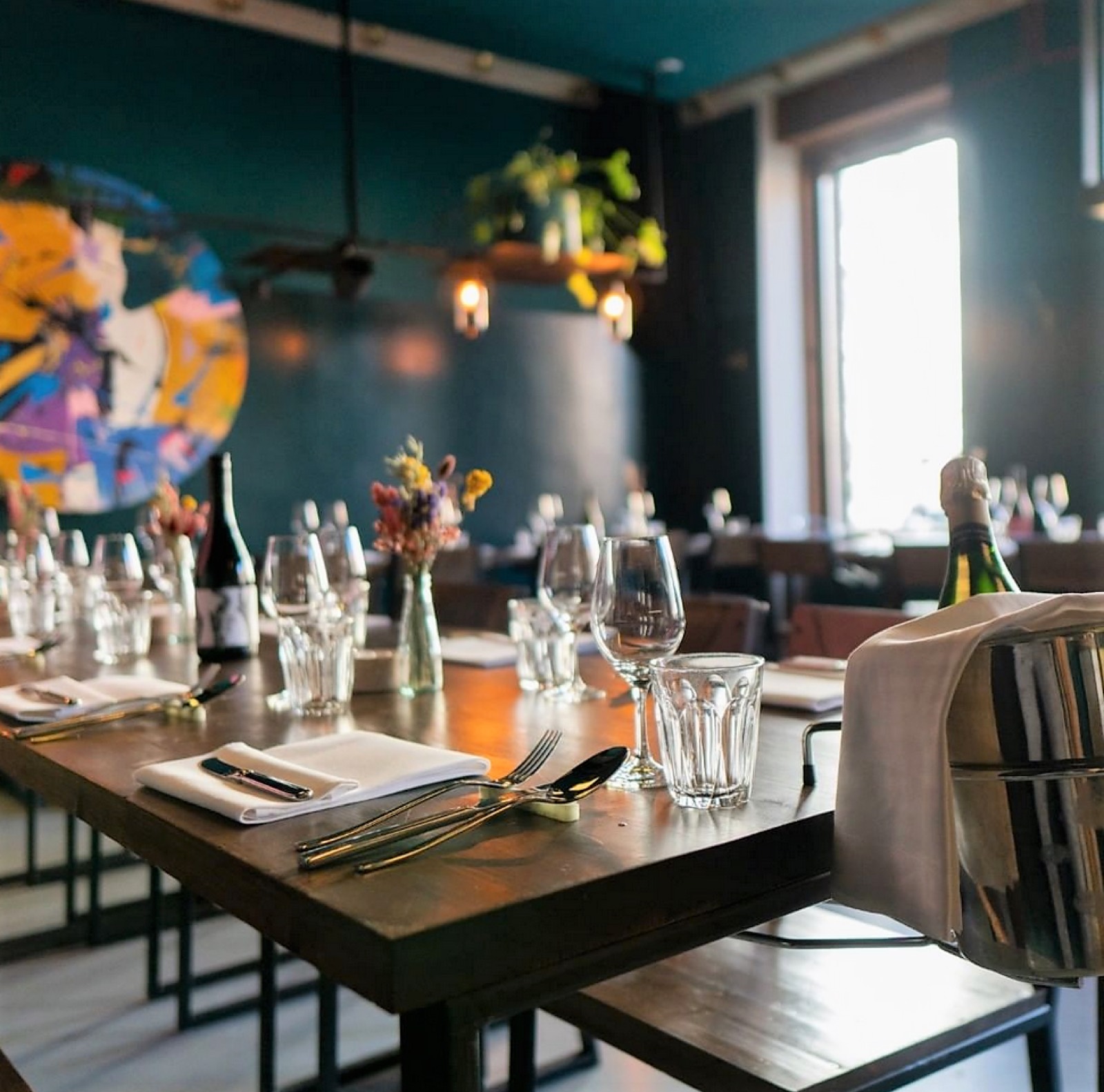 Spin painting at Bonvivant